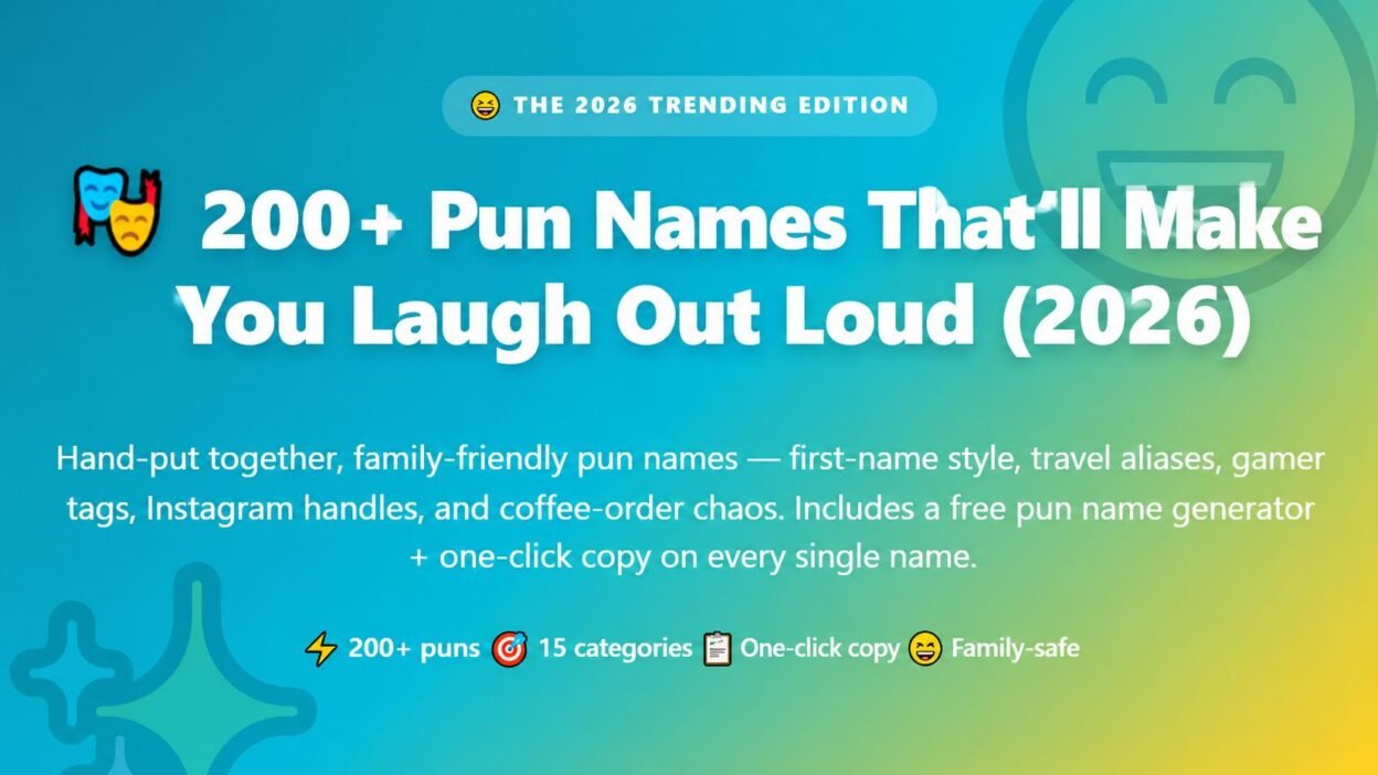 Pun Names